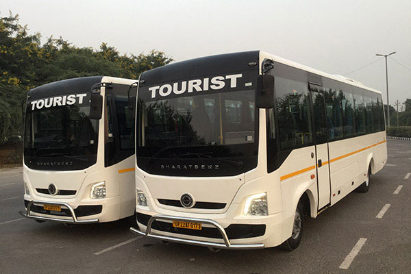 26 Seater Bharat Benz Coach - Mini buses - Car Rental Delhi