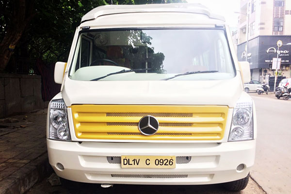 Luxury Mini Van With Washroom 9 Seater Ultra Luxury Coach - Imported Luxury Vans Rental Company - Car Rental Delhi